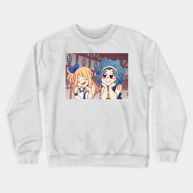 Levy and Lucy Crewneck Sweatshirt by Dragnoodles